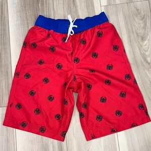 Hanna Andersson Marvel spider man boys swim trunks size 8